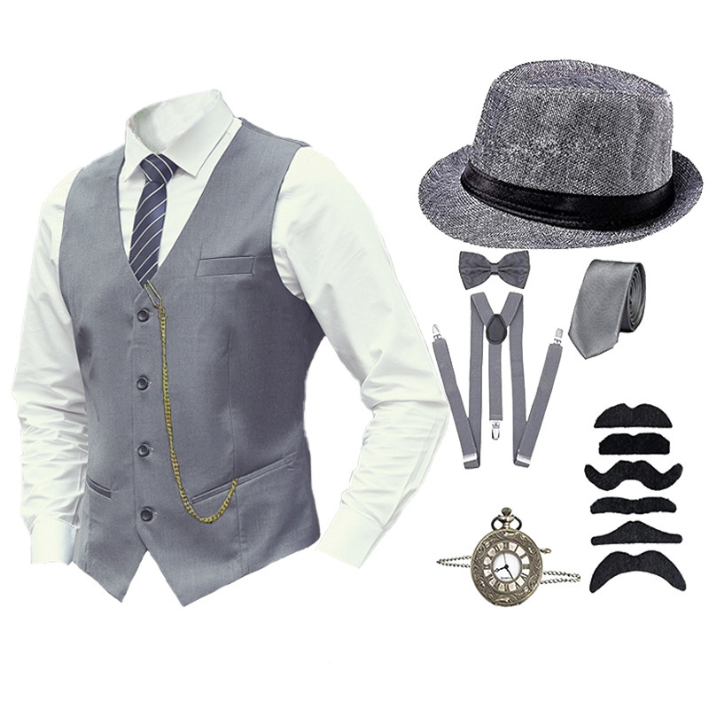 Men'S Accessories In The 1920S - Halloween 1920s Men's Costume and Accessories