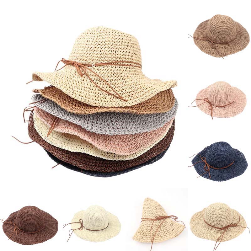 Men'S Accessories Go Outdoors - Sunscreen Spring and Summer Straw Caps