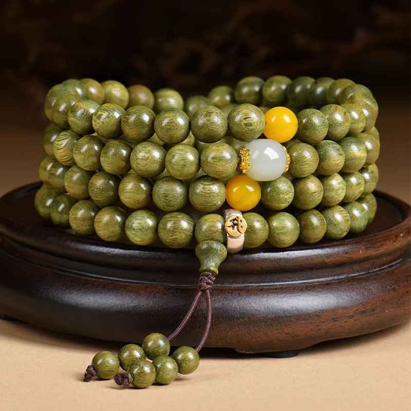 2026 Green Sandalwood 108 Bead - Men Accessories For Wrist ulasan dan harga