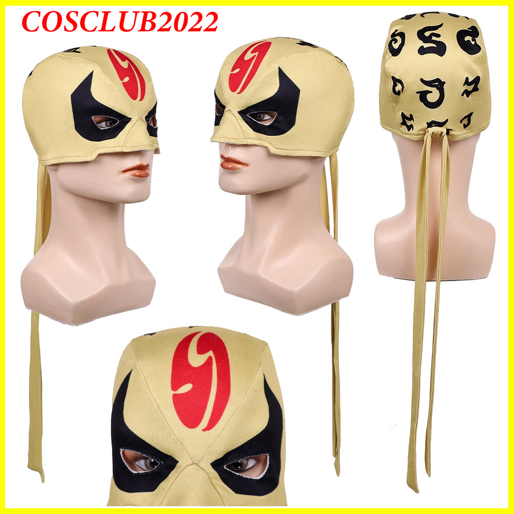 Men Iron Fist Cosplay Yellow H - Men'S Yellow Accessories ulasan dan harga