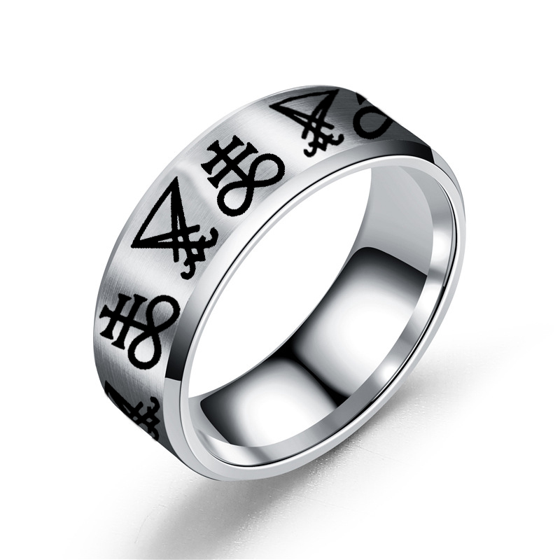 Vintage Gothic Lucifer Seal of - Signet Ring Men ulasan dan harga