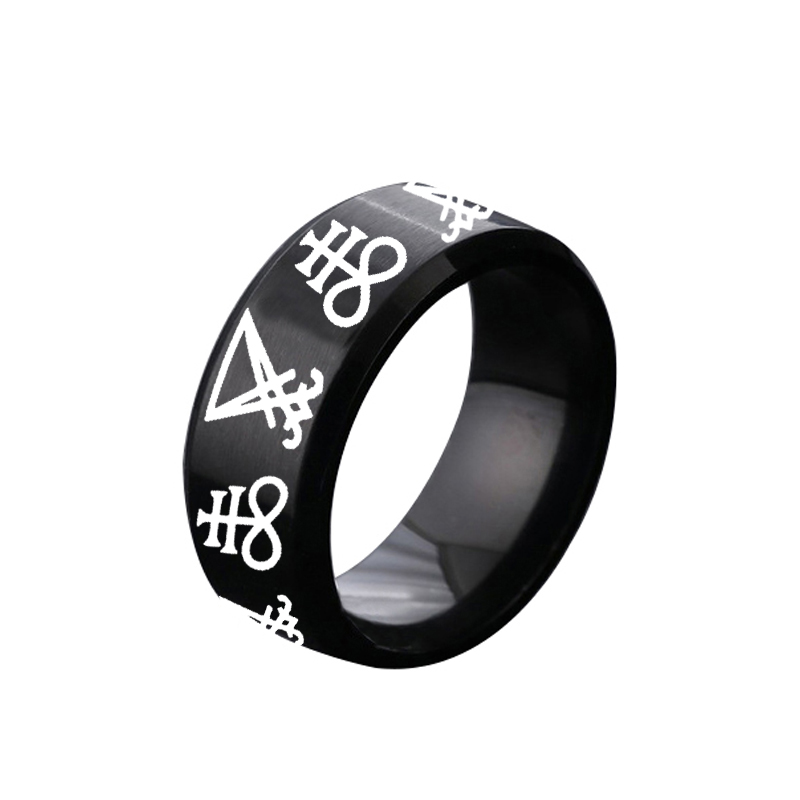 Vintage Gothic Lucifer Seal of - Signet Ring Men ulasan dan harga