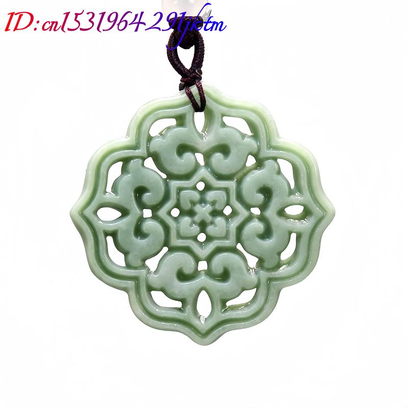 Natural Real Jade Flower Penda - Men Accessories Usa ulasan dan harga