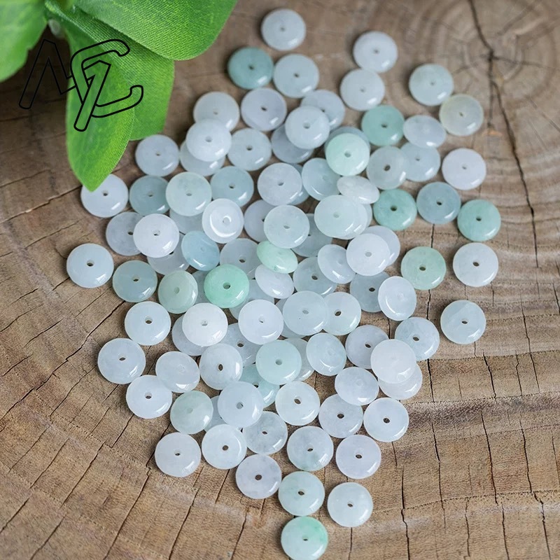 10pcs Natural Emerald White Ja - Men Accessories Usa ulasan dan harga