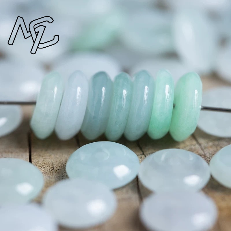 10pcs Natural Emerald White Ja - Men Accessories Usa ulasan dan harga