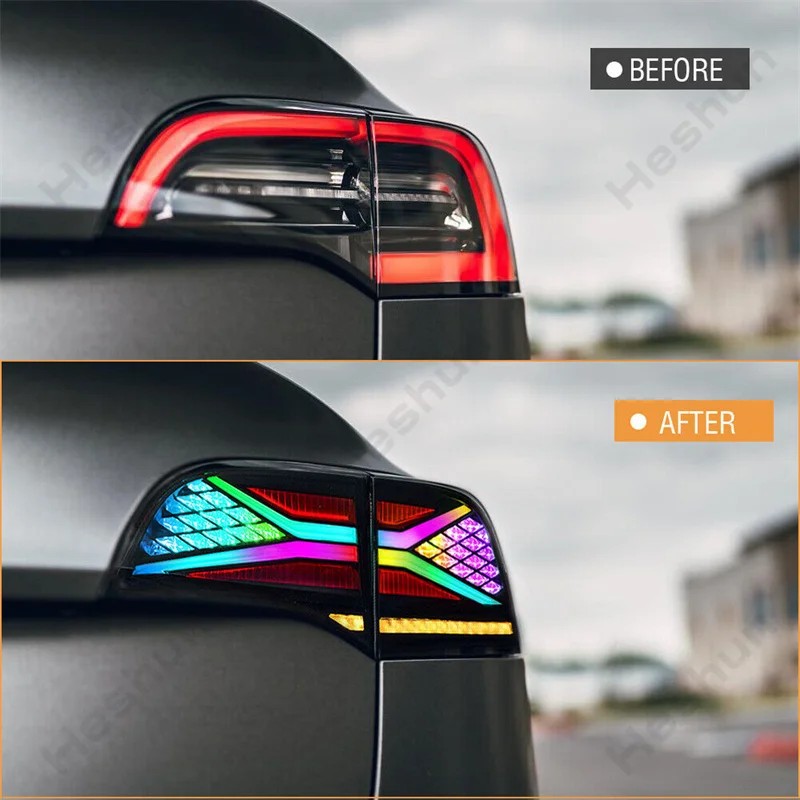 Car Accessories RGB LED Tail L - X Men Accessories ulasan dan harga