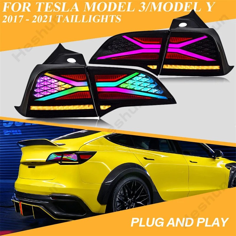 Car Accessories RGB LED Tail L - X Men Accessories ulasan dan harga