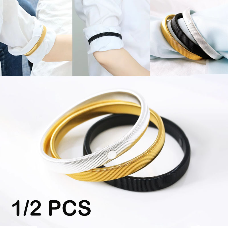 1/2PCS Elastic Armband Shirt S - Men Accessories For Wedding ulasan dan harga