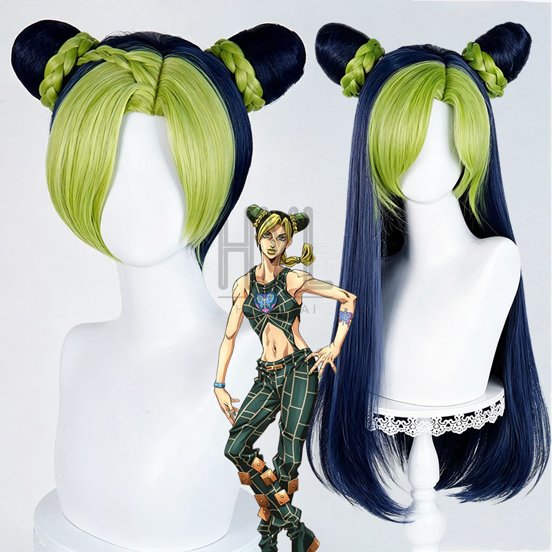Anime JOJO Jolyne Cujoh Cospla - Men'S Yellow Accessories ulasan dan harga