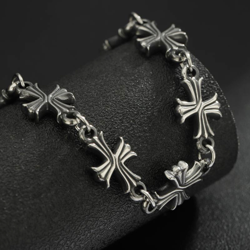 Punk Chain With Cross Necklace - Men'S Accessories Premium ulasan dan harga