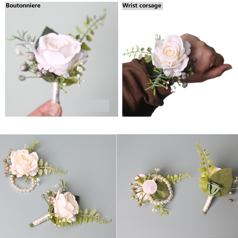 Wedding Suit Corsage Man Flowe - Men Accessories For Wrist ulasan dan harga