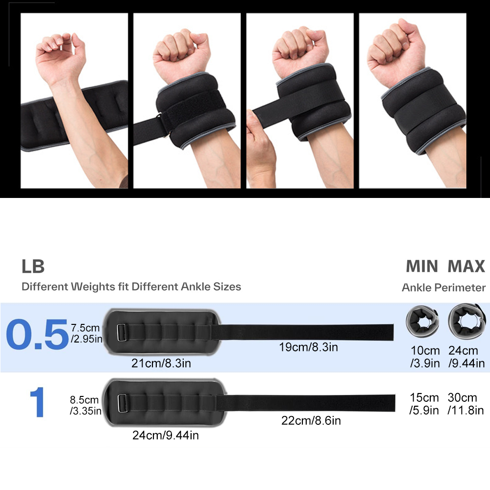 1Pair Wrist Weights, Ankle Wei - Men Accessories For Wrist ulasan dan harga