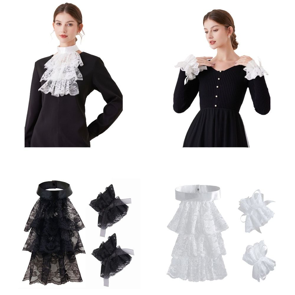 Fashion Victorian Lace Jabot C - Men Accessories For Wrist ulasan dan harga