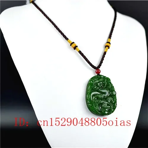 Natural Green Chinese Jade Dra - Men Accessories Usa ulasan dan harga