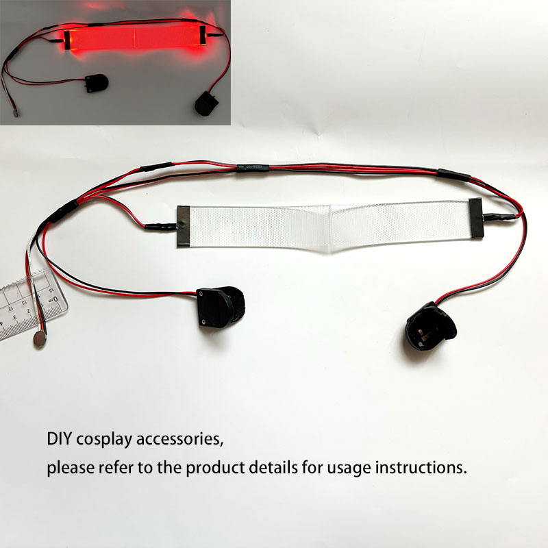Red Flexible Bendable DIY LED  - X Men Accessories ulasan dan harga