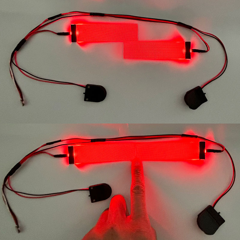 Red Flexible Bendable DIY LED  - X Men Accessories ulasan dan harga