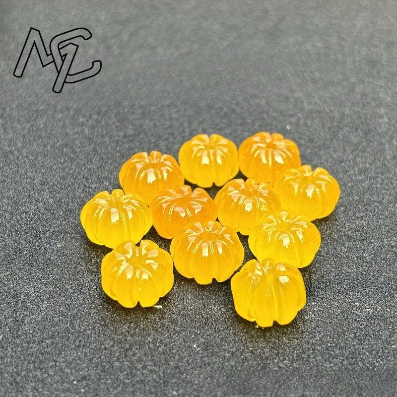 10pcs A Green Jade Pumpkin Bea - Men Accessories Usa ulasan dan harga