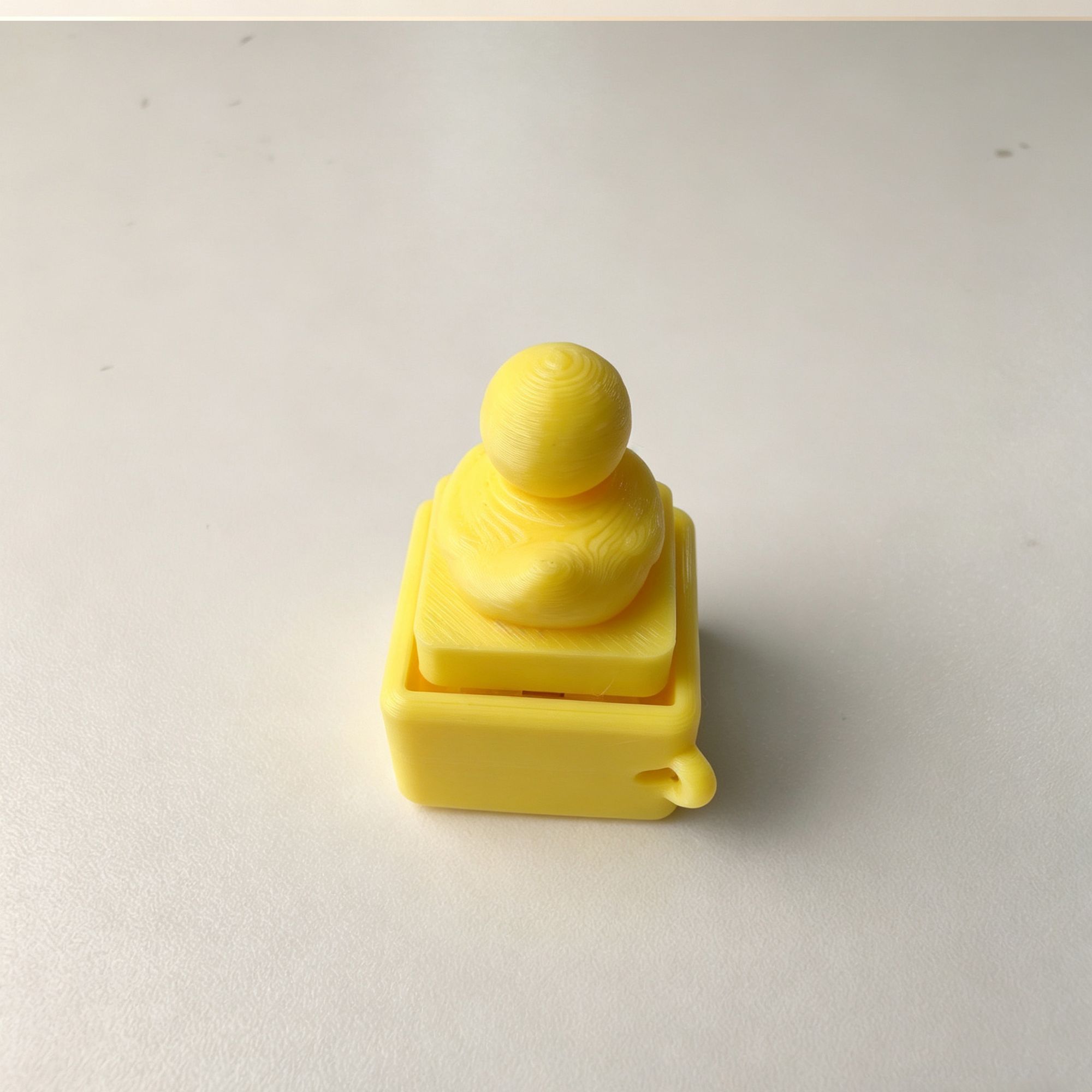 Cute Yellow Duck Press Keychai - Men'S Yellow Accessories ulasan dan harga
