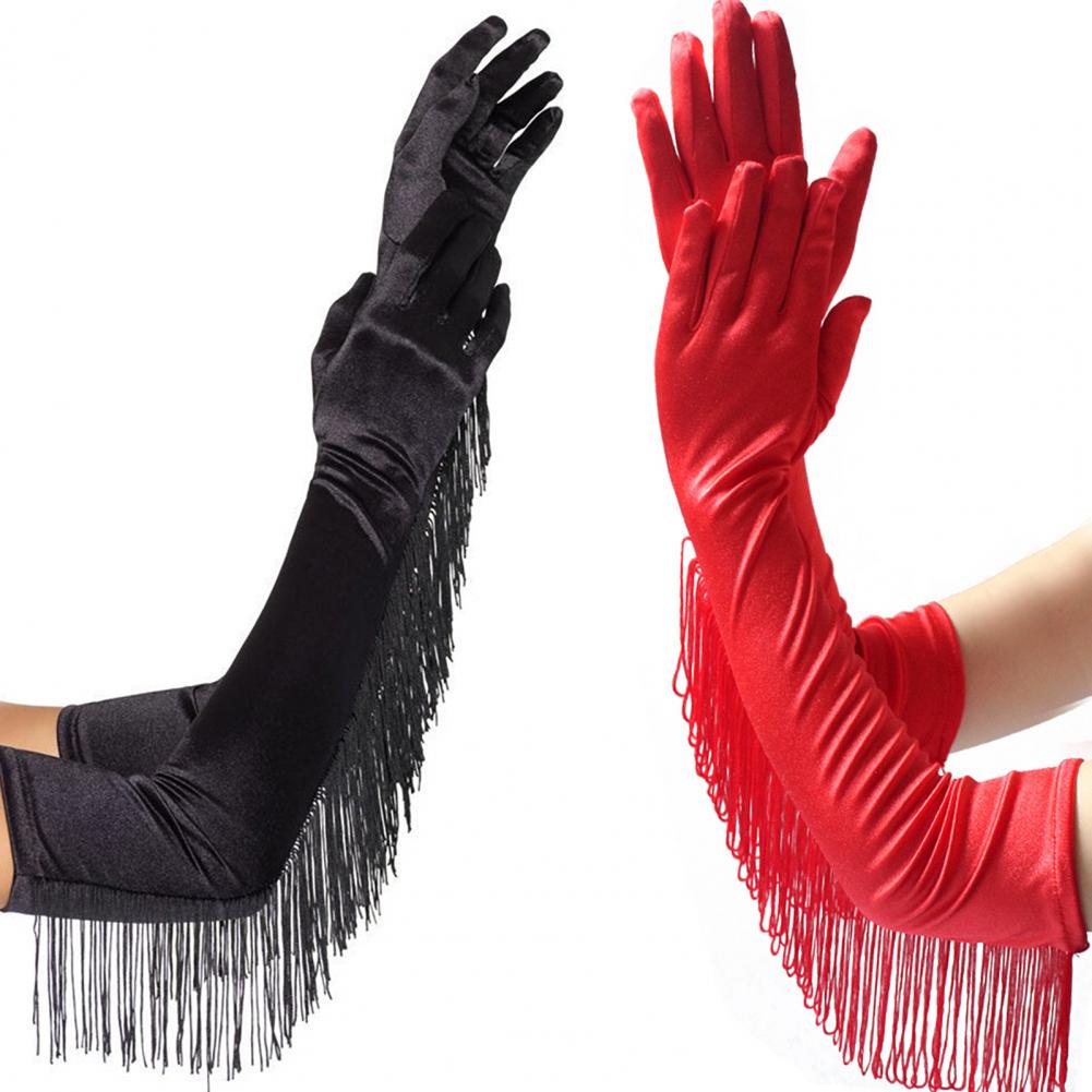 Fringe Gloves for Women Vintag - Men'S Accessories In The 1920S ulasan dan harga