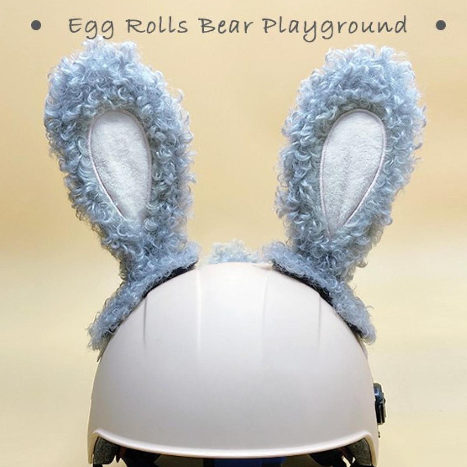 Plush Bunny Ears Helmet Decor  - X Men Accessories ulasan dan harga