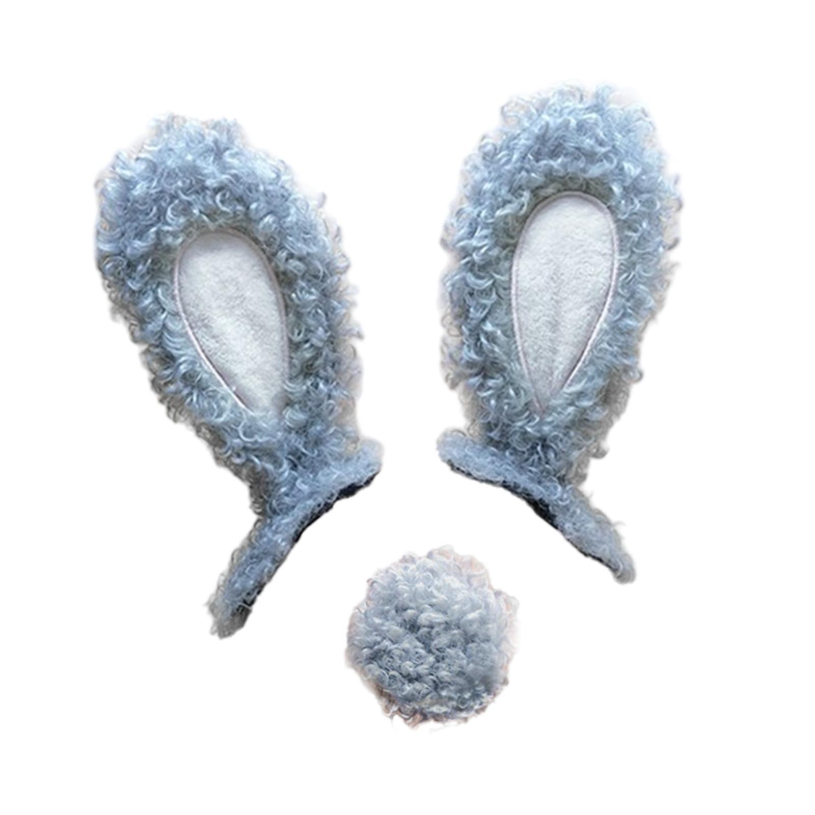 Plush Bunny Ears Helmet Decor  - X Men Accessories ulasan dan harga