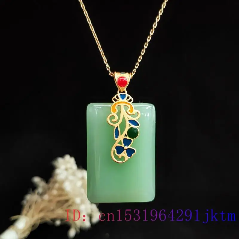 Jade Pendant Necklace Amulet C - Men Accessories Usa ulasan dan harga