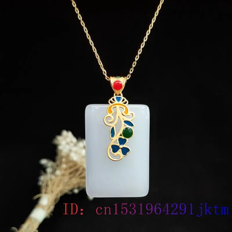 Jade Pendant Necklace Amulet C - Men Accessories Usa ulasan dan harga