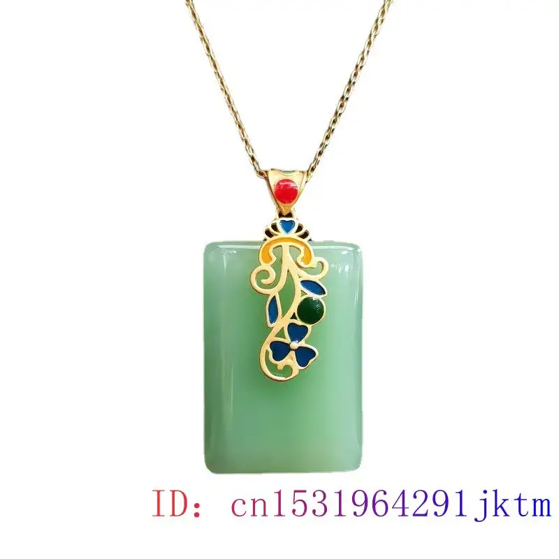Jade Pendant Necklace Amulet C - Men Accessories Usa ulasan dan harga