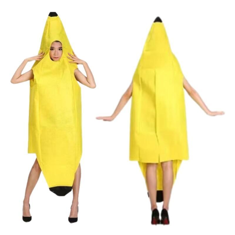 Adult Banana Costume Funny Fru - Men'S Yellow Accessories ulasan dan harga