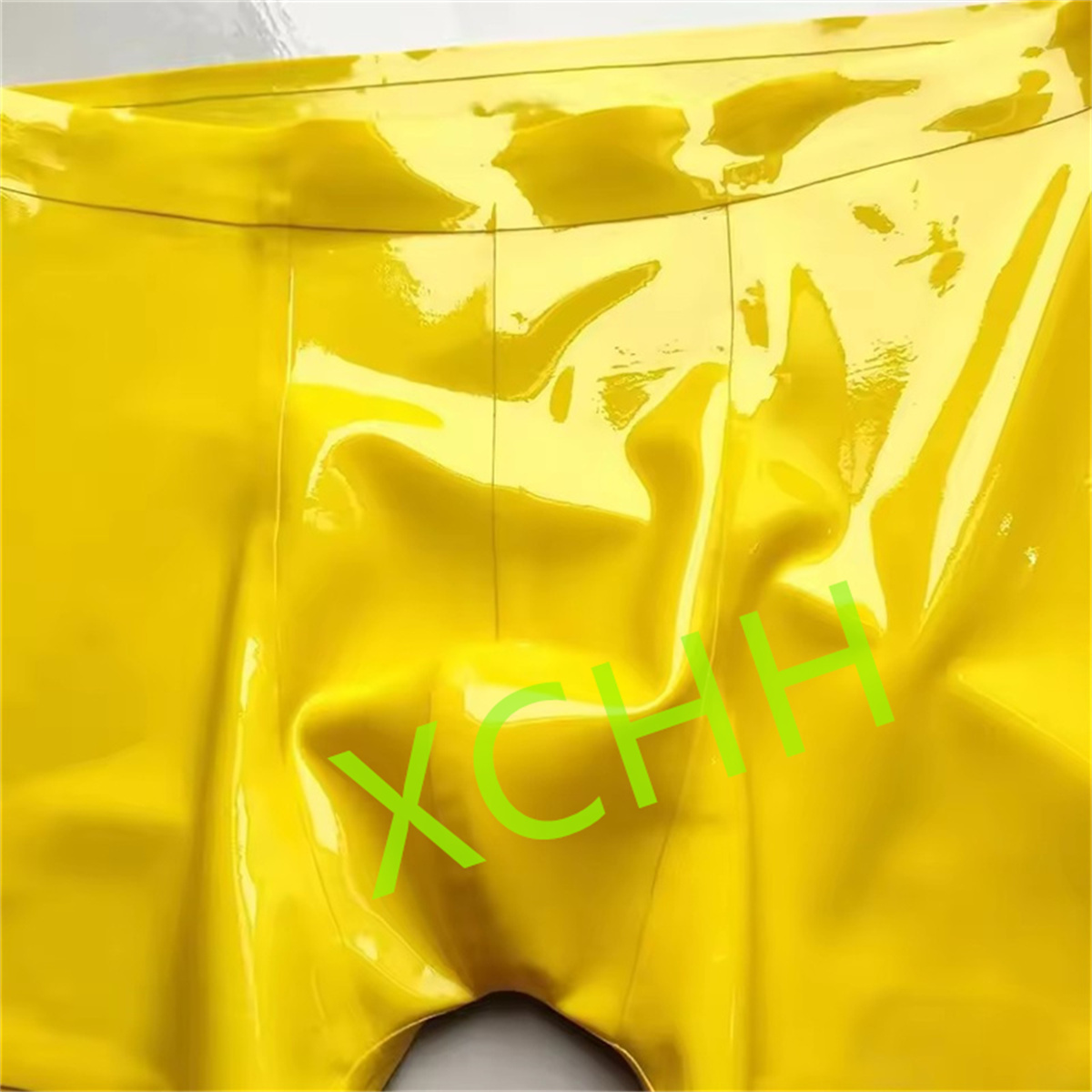 Latex Men Shorts Rubber Underp - Men'S Yellow Accessories ulasan dan harga