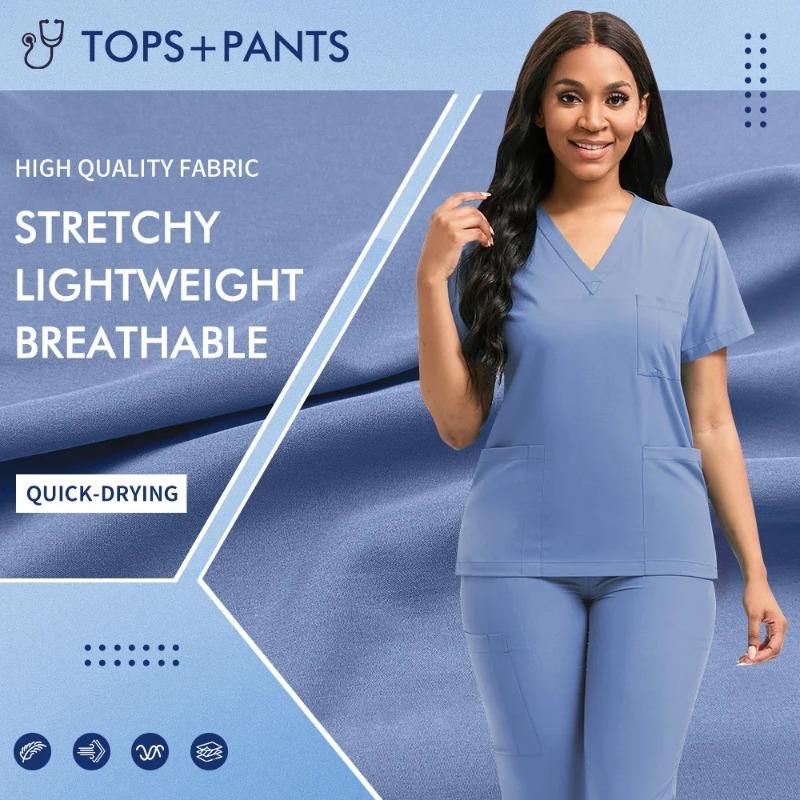 Classic New Nurse Scrubs Set M - Men Accessories Usa ulasan dan harga