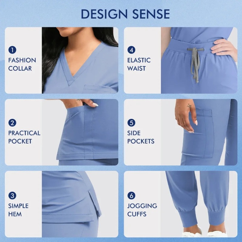 Classic New Nurse Scrubs Set M - Men Accessories Usa ulasan dan harga