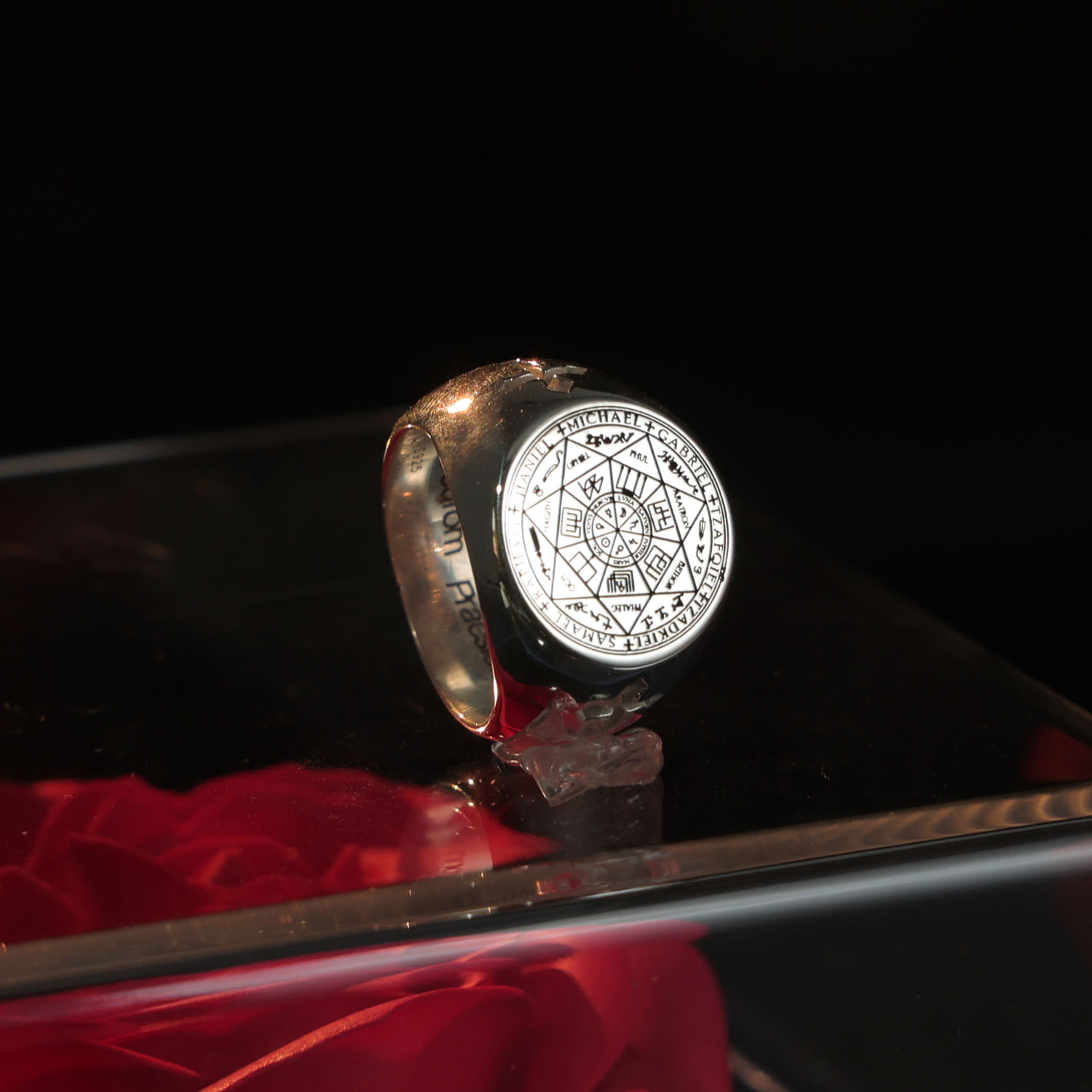 20mm Solid Signet Ring 925 Sil - Signet Ring Men ulasan dan harga