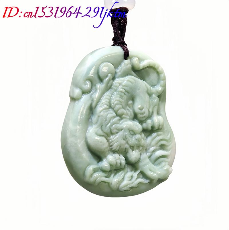 Green Natural Real Jade Tiger  - Men Accessories Usa ulasan dan harga