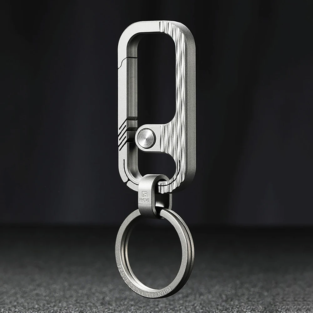 Luxury Titanium Car Key Chain  - Men'S Accessories Premium ulasan dan harga