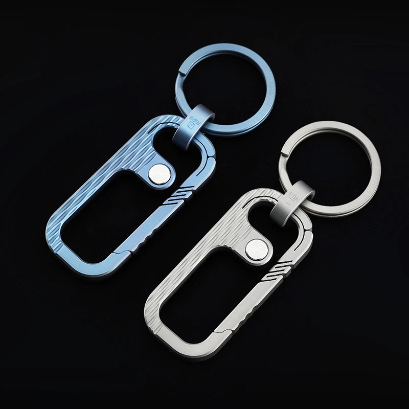 Luxury Titanium Car Key Chain  - Men'S Accessories Premium ulasan dan harga