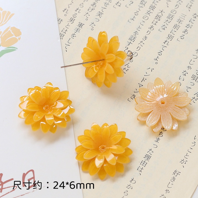 50pcs/lot 24mm yellow color pr - Men'S Yellow Accessories ulasan dan harga