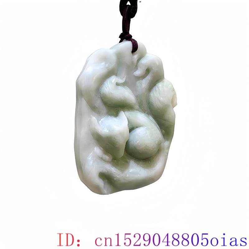 Natural Real Jade Fox Pendant  - Men Accessories Usa ulasan dan harga