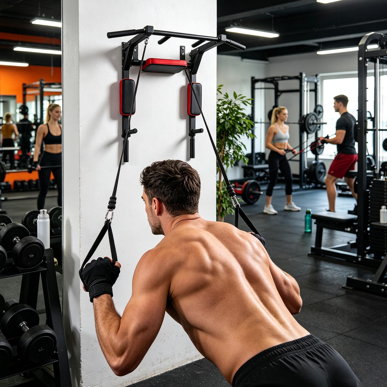 Wall-Mounted Pull-up Bar Fitne - Men Accessories For Wrist ulasan dan harga